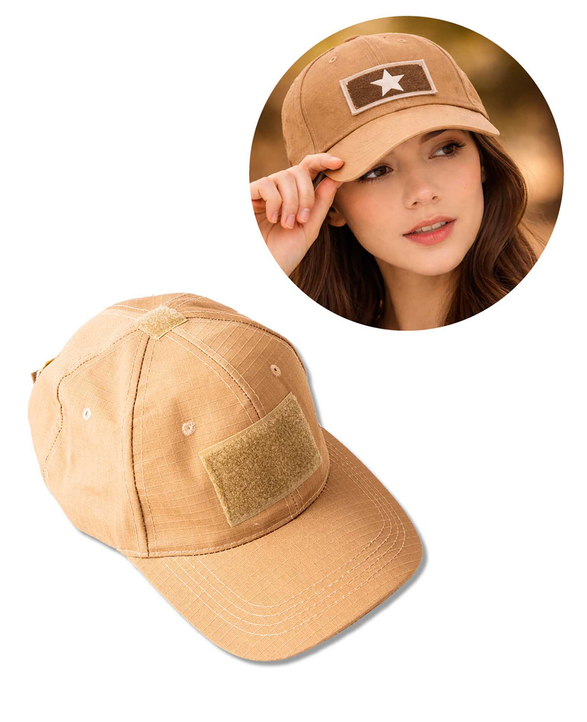 Tactical Base Cap Brown Unisex