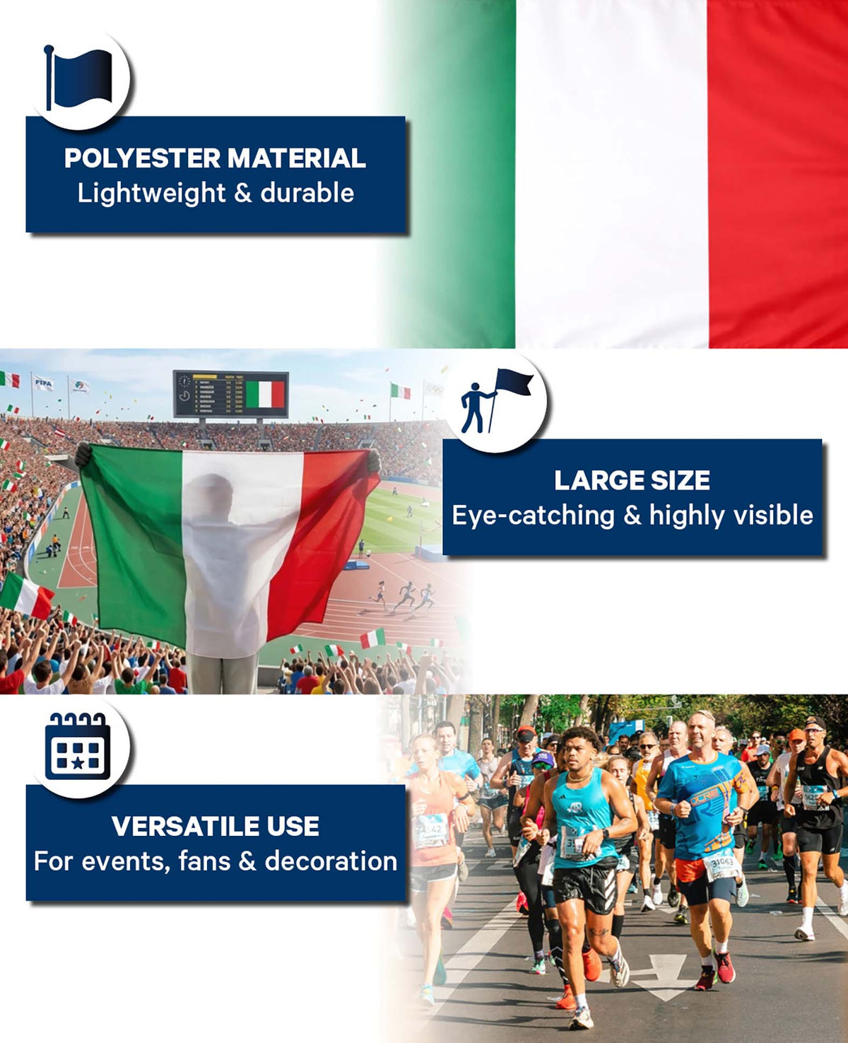 Flag Italy 90x150 cm