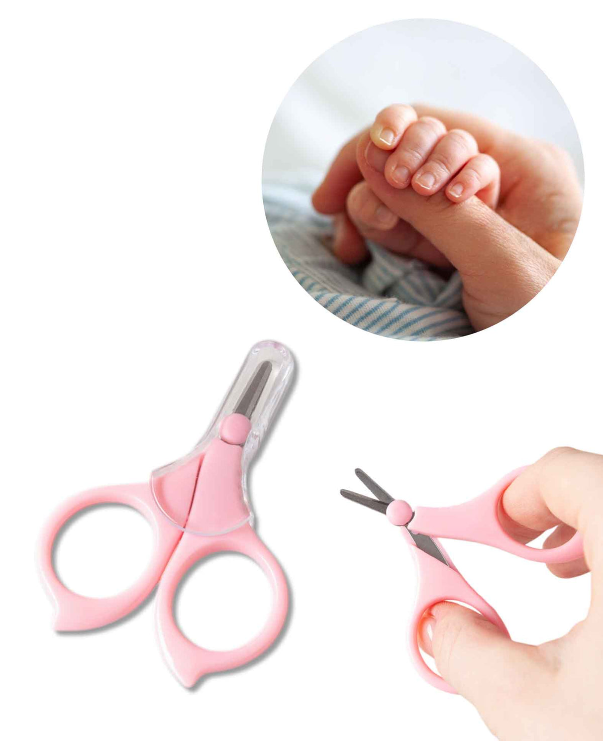 Baby Nail Scissors Pink