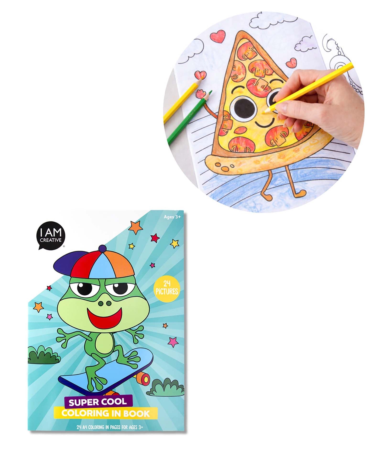 Coloring Book Super Cool, A4, 24 sheets