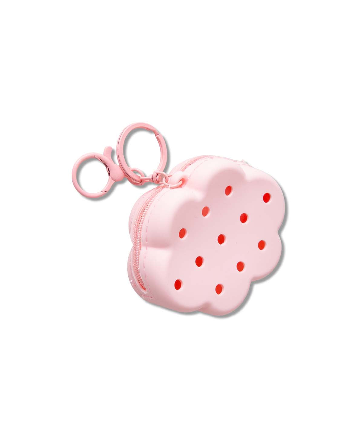 Geldbörse Wolke, für Charms rosa, 6.6 x 8.7 cm, BPA frei