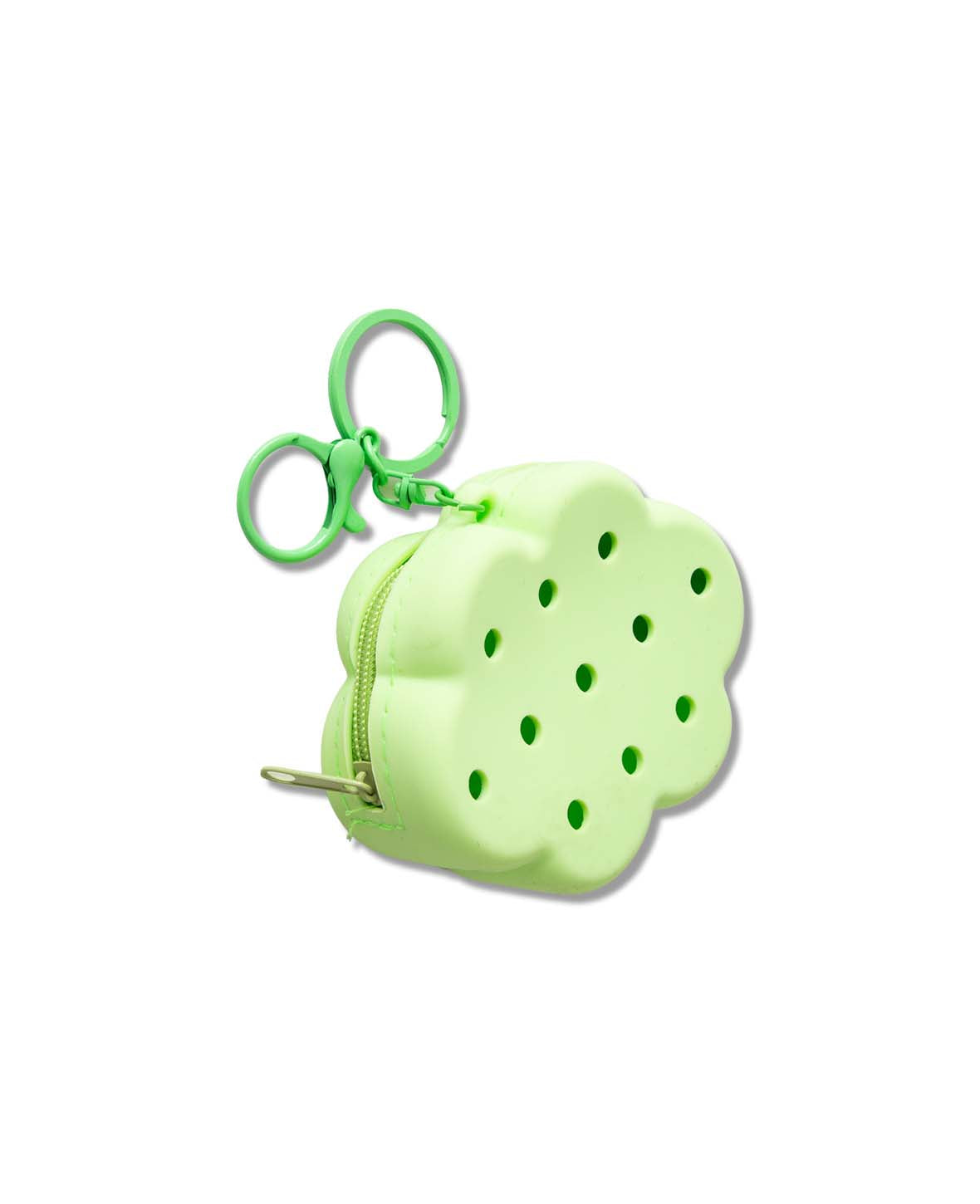 Geldbörse Wolke, für Charms grün, 6.6 x 8.7 cm, BPA frei