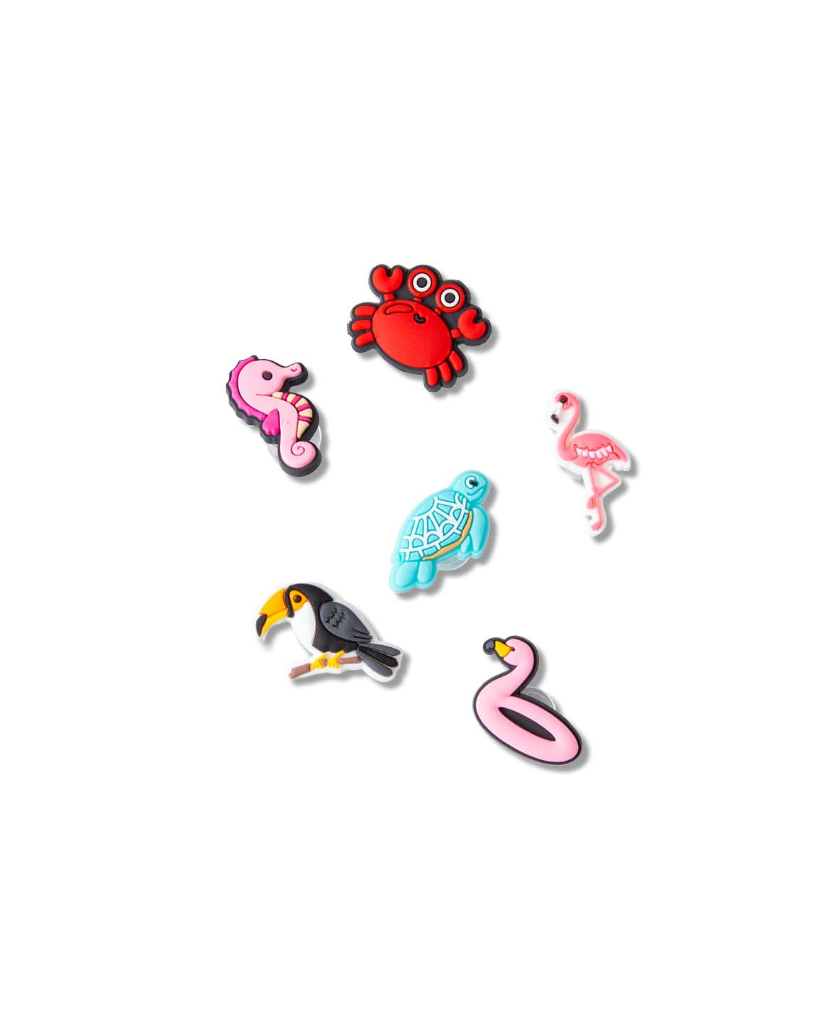 Charms,Silikon, Meerestiere, 6 Stk., BPA frei