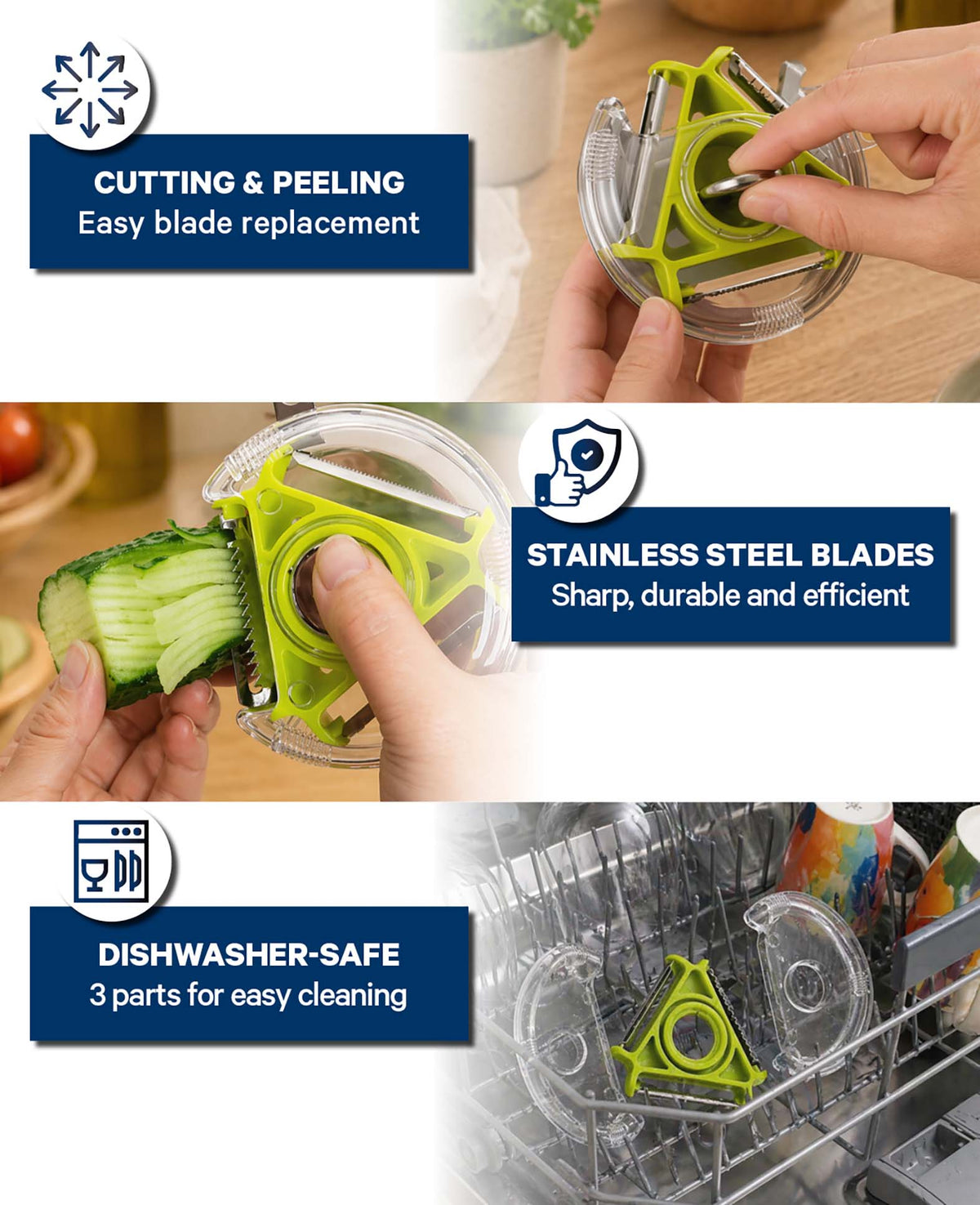 3-in-1 Universal Peeler