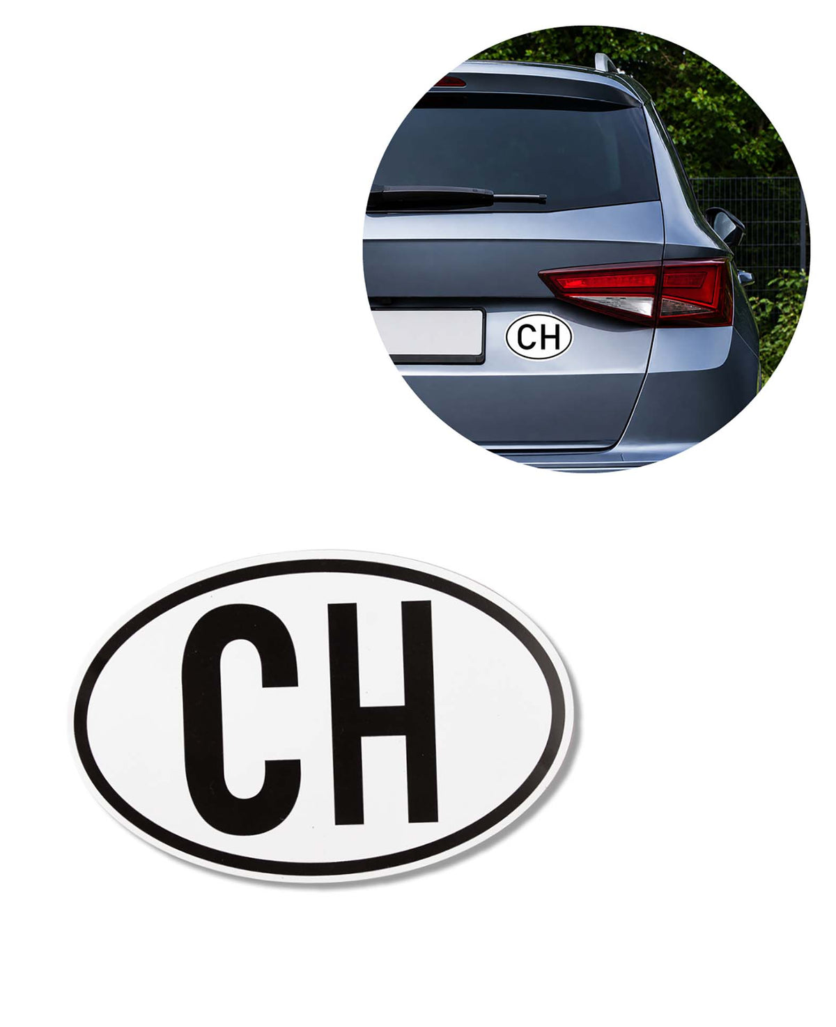 CH-Schild Magnetisch Auto