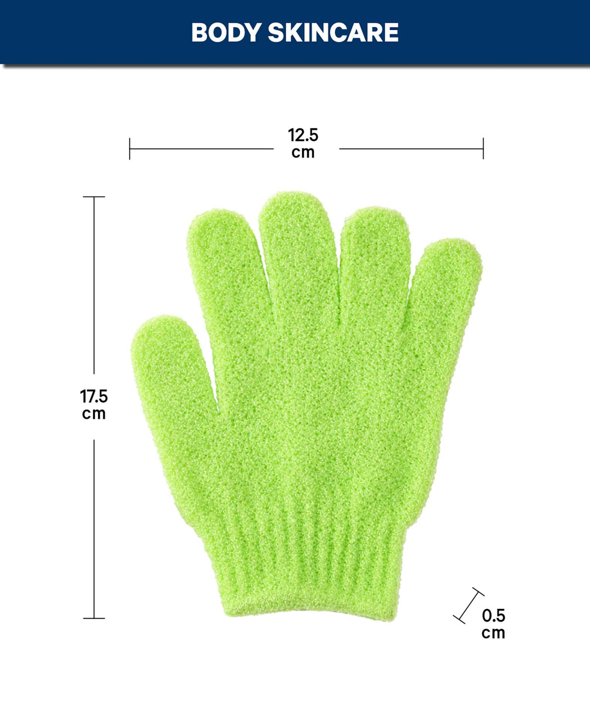 Scrubber Badehandschuh, Grün