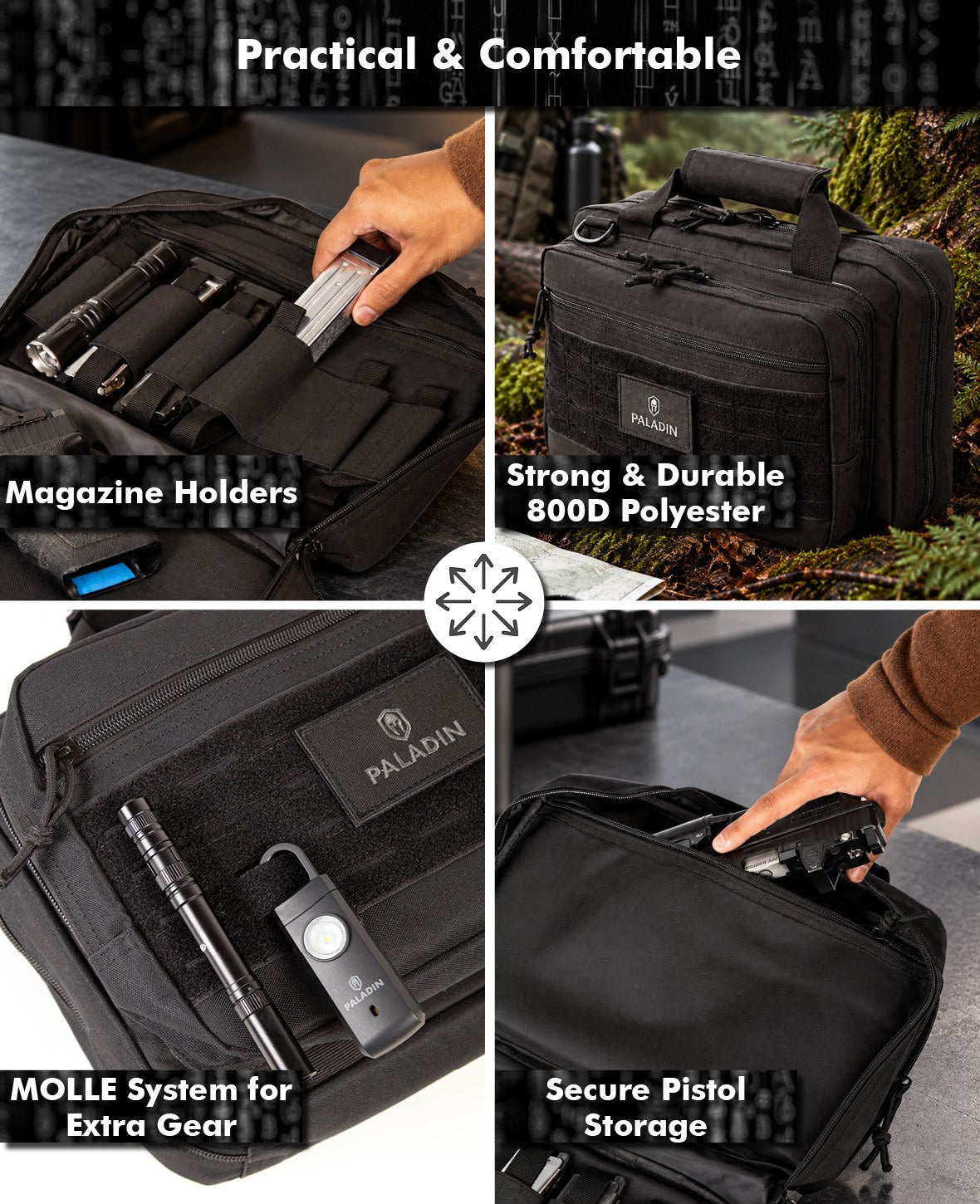 Paladin Pistol Bag mit Magazinhaltern
