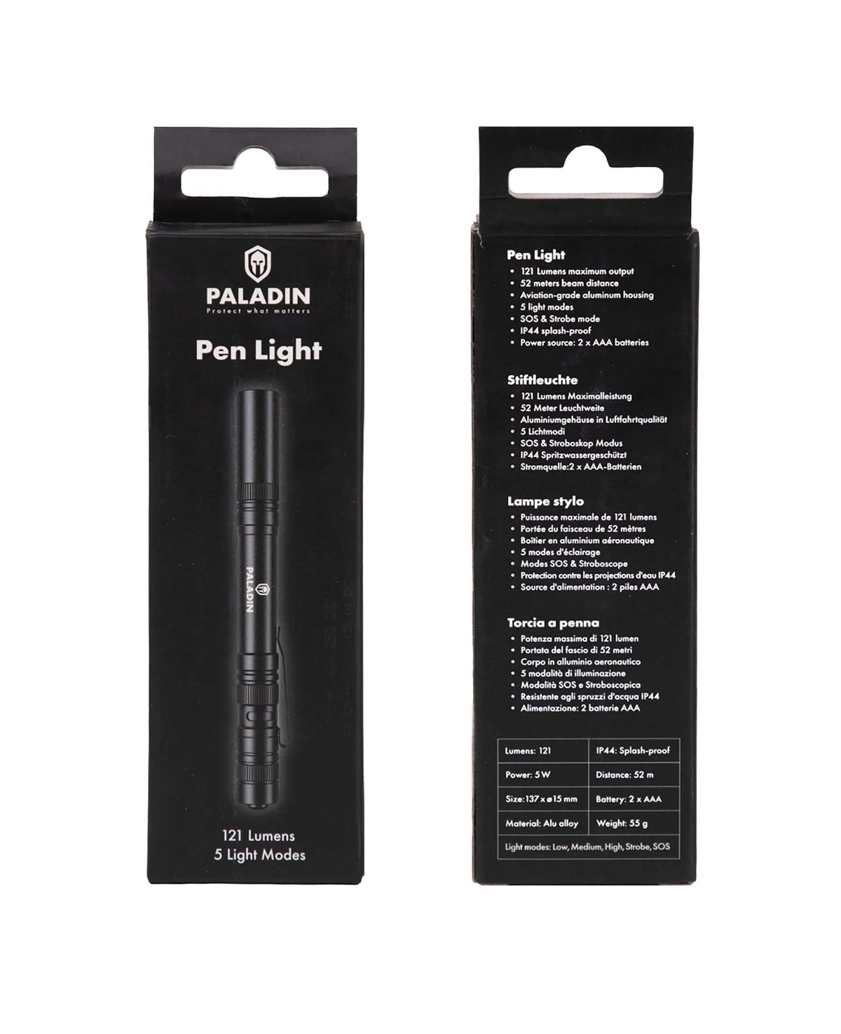 Paladin Pen Light, 121 Lumen