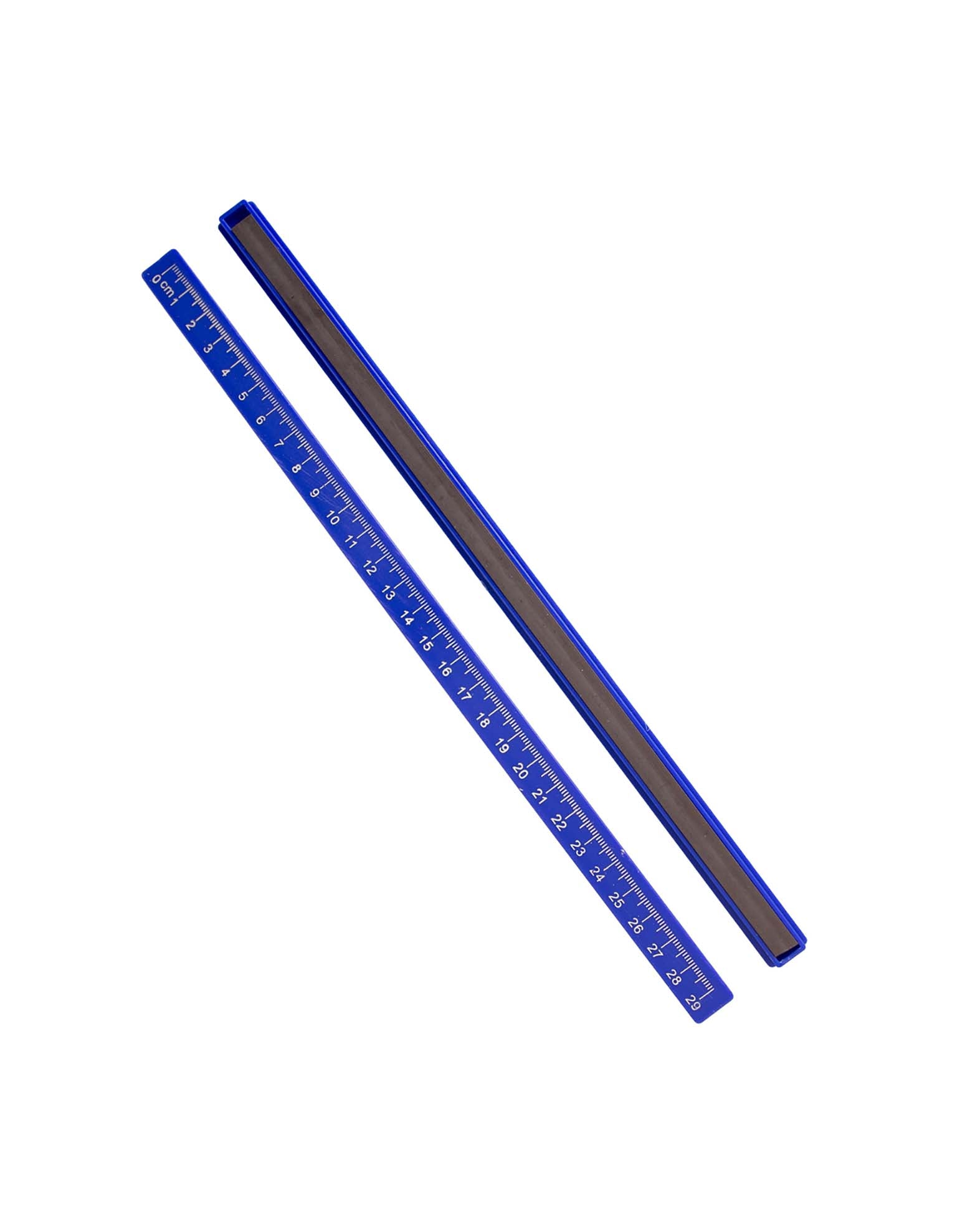 Magnetisches Lineal, Blau, 2 Stk.