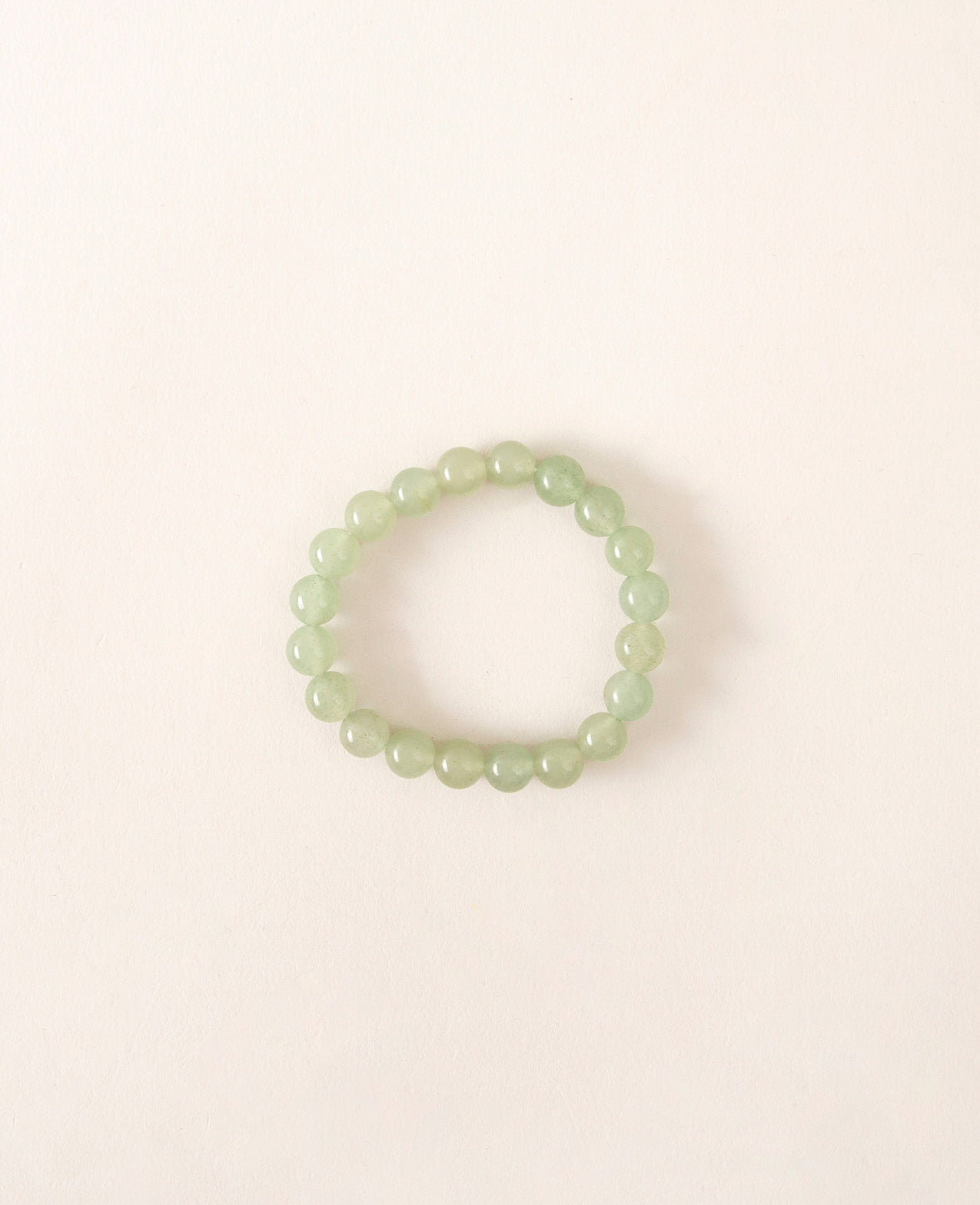 Echtstein-Armband, Green Jade