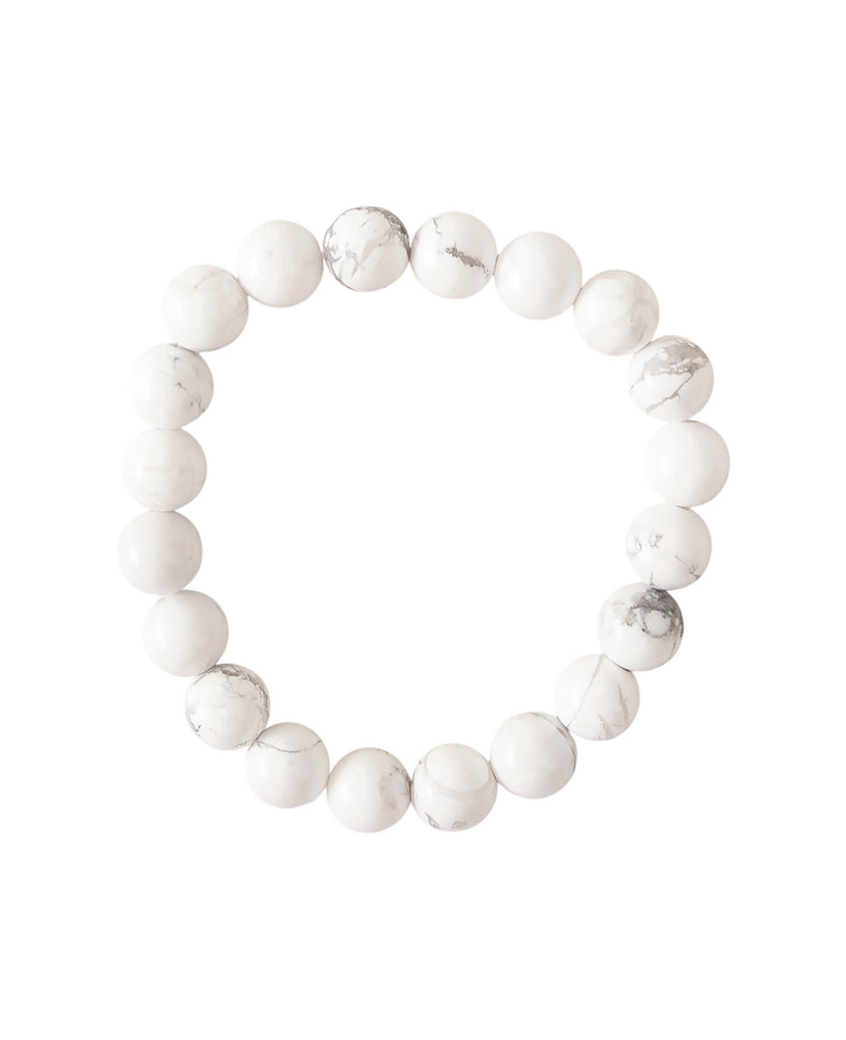Echtstein-Armband, Howlite
