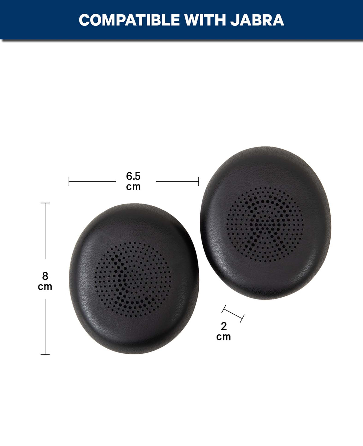 Ersatz-Ohrpolster für Jabra, Evolve2 & Elite