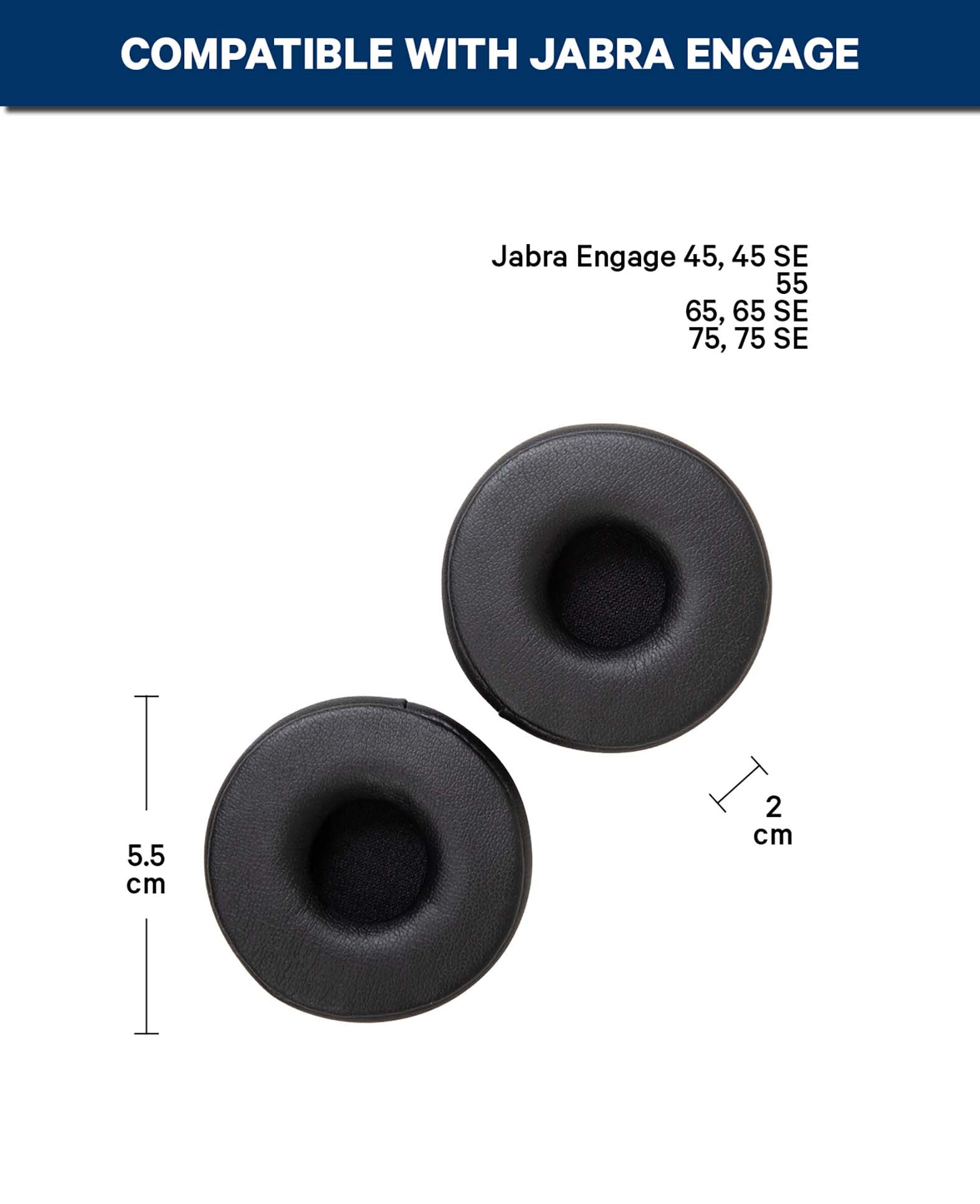 Ersatz-Ohrpolster Kompatibel mit Jabra Engage