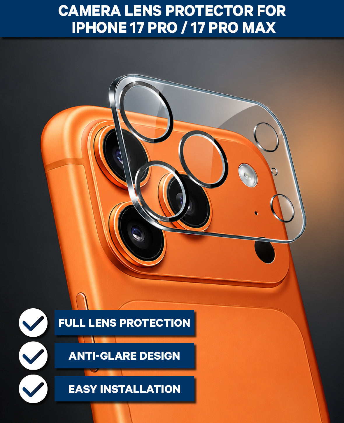 Kameraabdeckung für iPhone 17 Pro / Pro Max