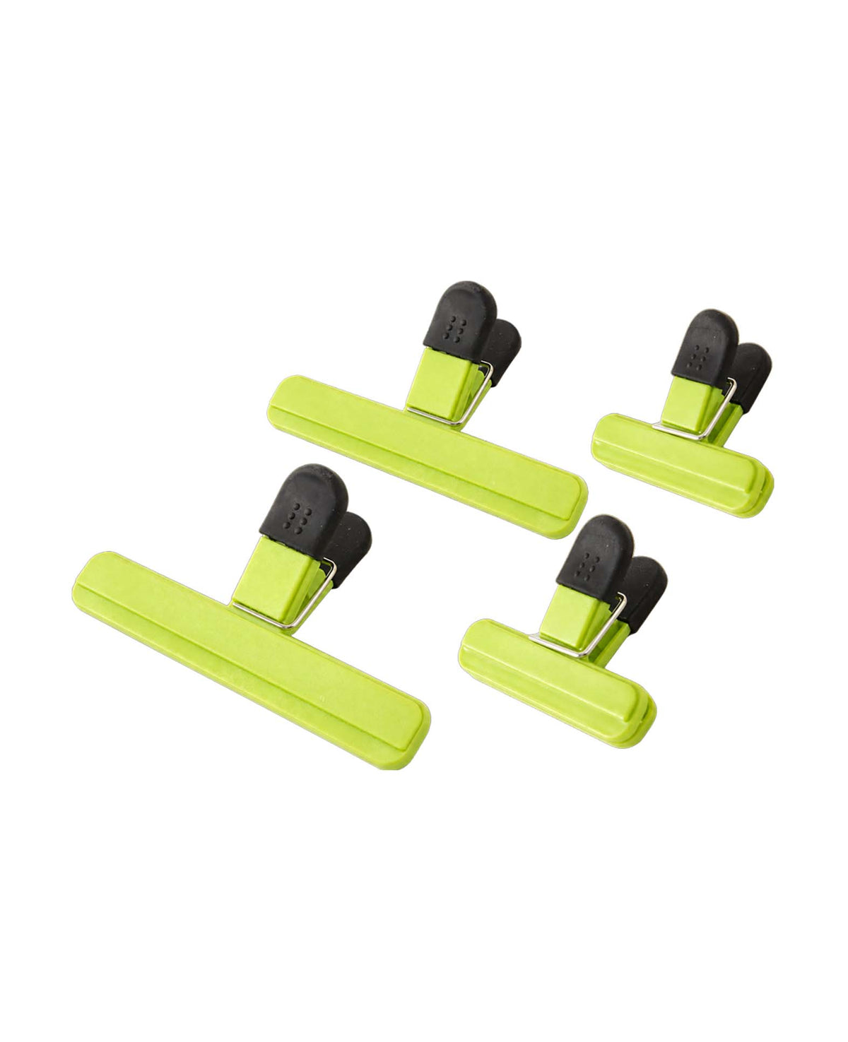Tütenclips, Grün, 7.5 & 15 cm, 4 Stk.