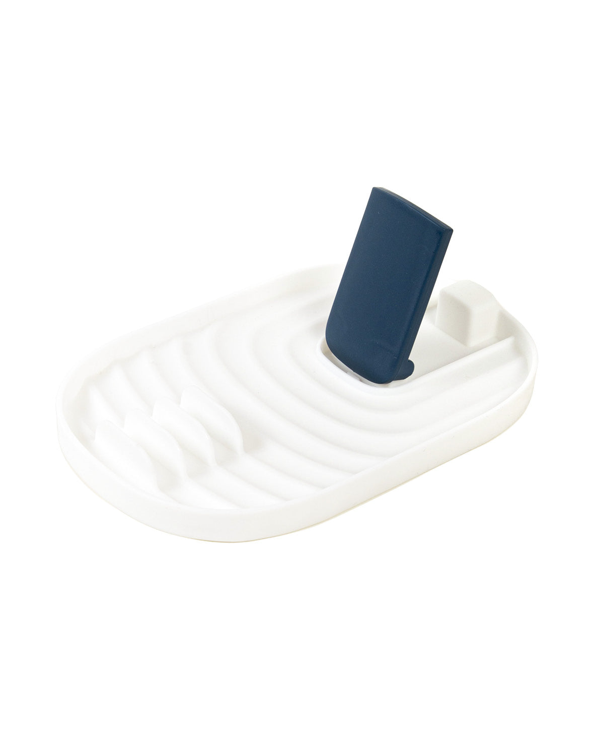 Topfdeckelhalter & Küchenablage, Weiss