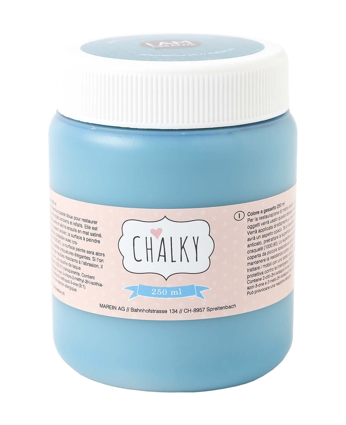 Peinture couleur craie, projets de surcyclage DIY de style shabby, vintage et campagnard, pétrole, 250 ml