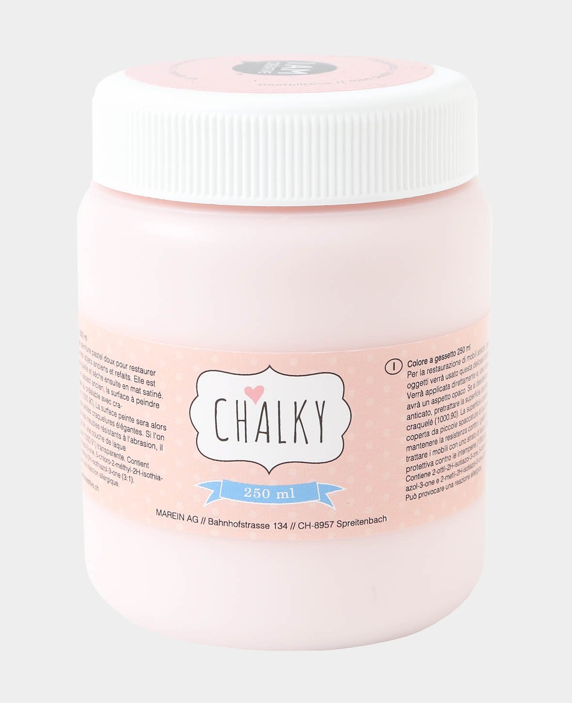 Peinture crayeuse, projets DIY de relooking shabby, vintage et style cottage, rose pastel, 250 ml