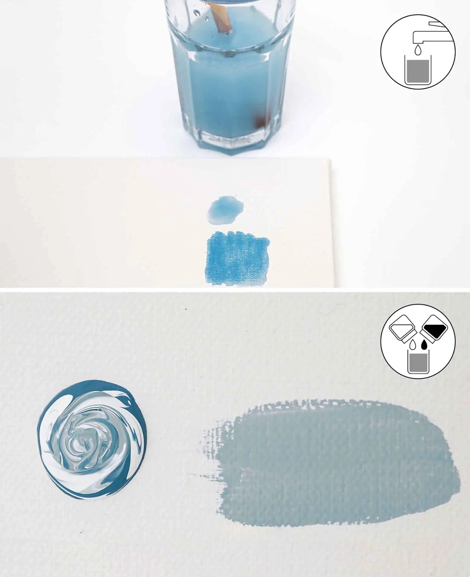 Chalky Paint, Shabby Chic, Vintage and Country Style DIY Upcycling Projects, Grey, 150 ml