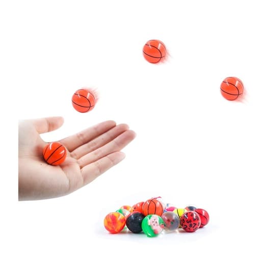 Balle rebondissante en caoutchouc, Ø25 mm, 100 pièces.