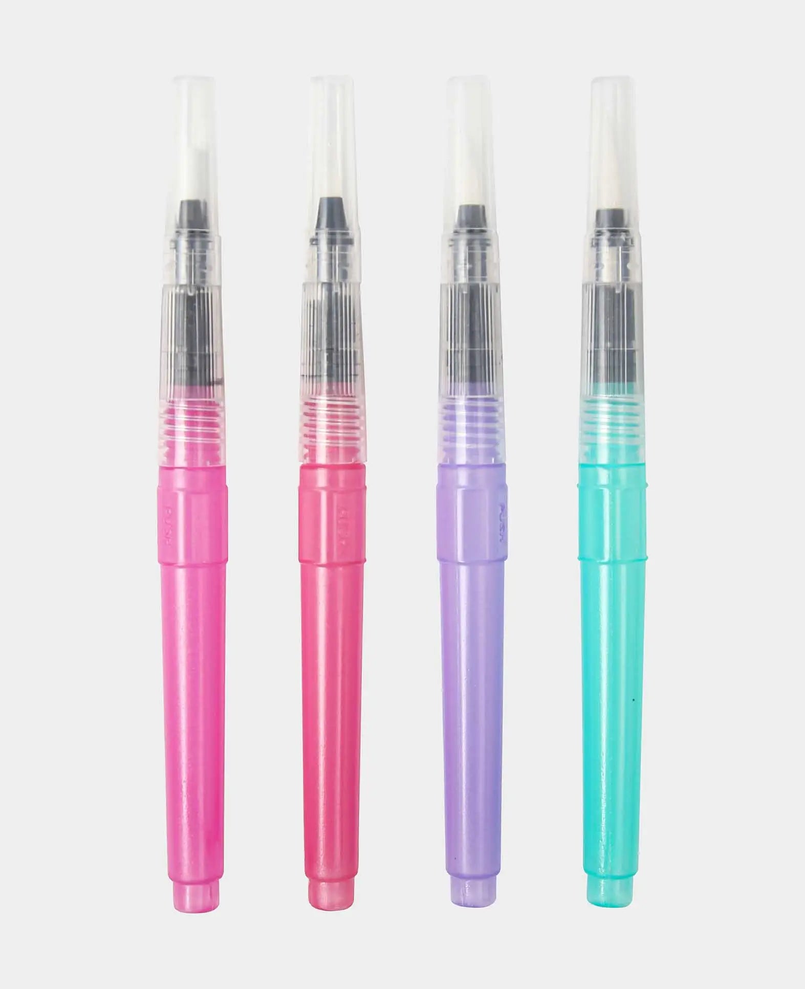 Ensemble de pinceaux à réservoir d'eau, stylos pinceaux à eau rechargeables, 4 pièces