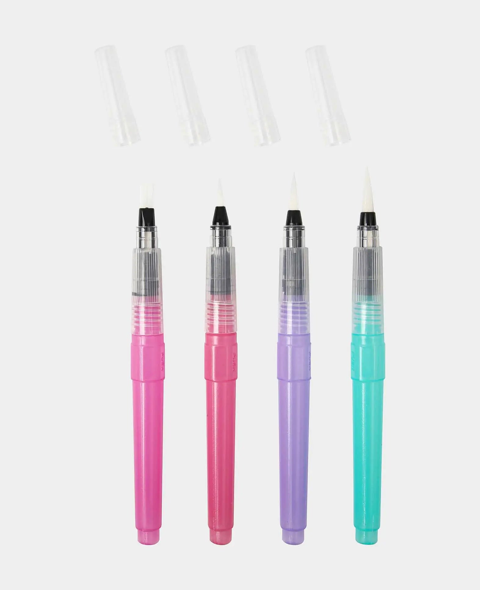 Ensemble de pinceaux à réservoir d'eau, stylos pinceaux à eau rechargeables, 4 pièces