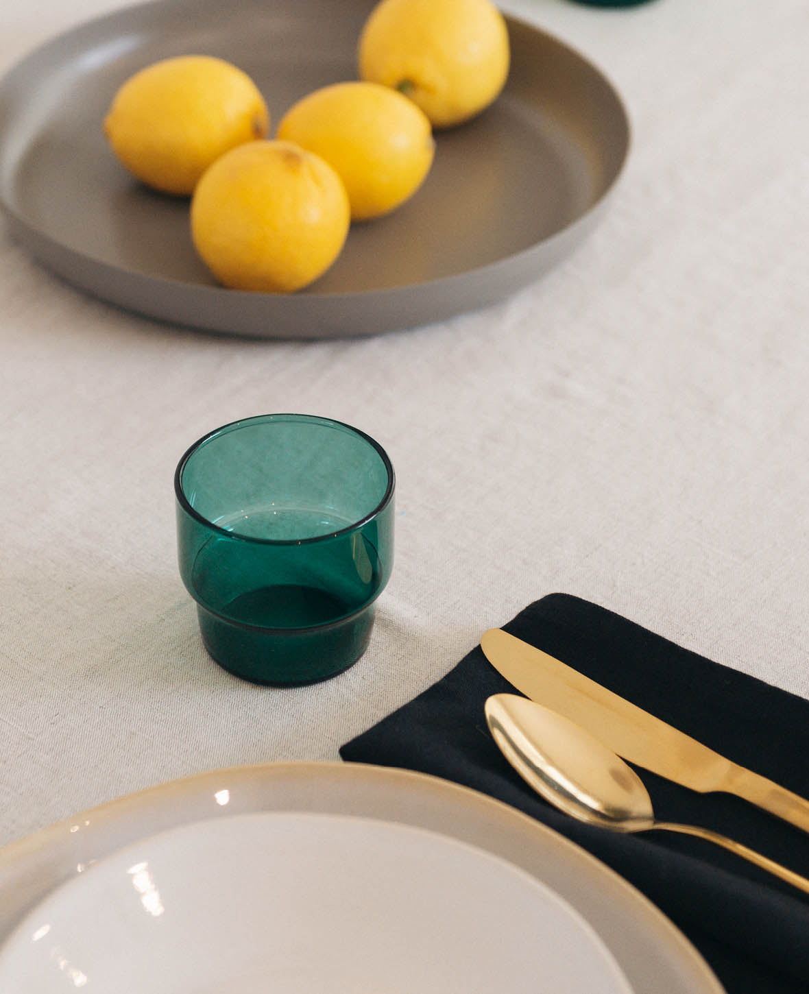 Verre à boire Mira, turquoise, 6 pcs.