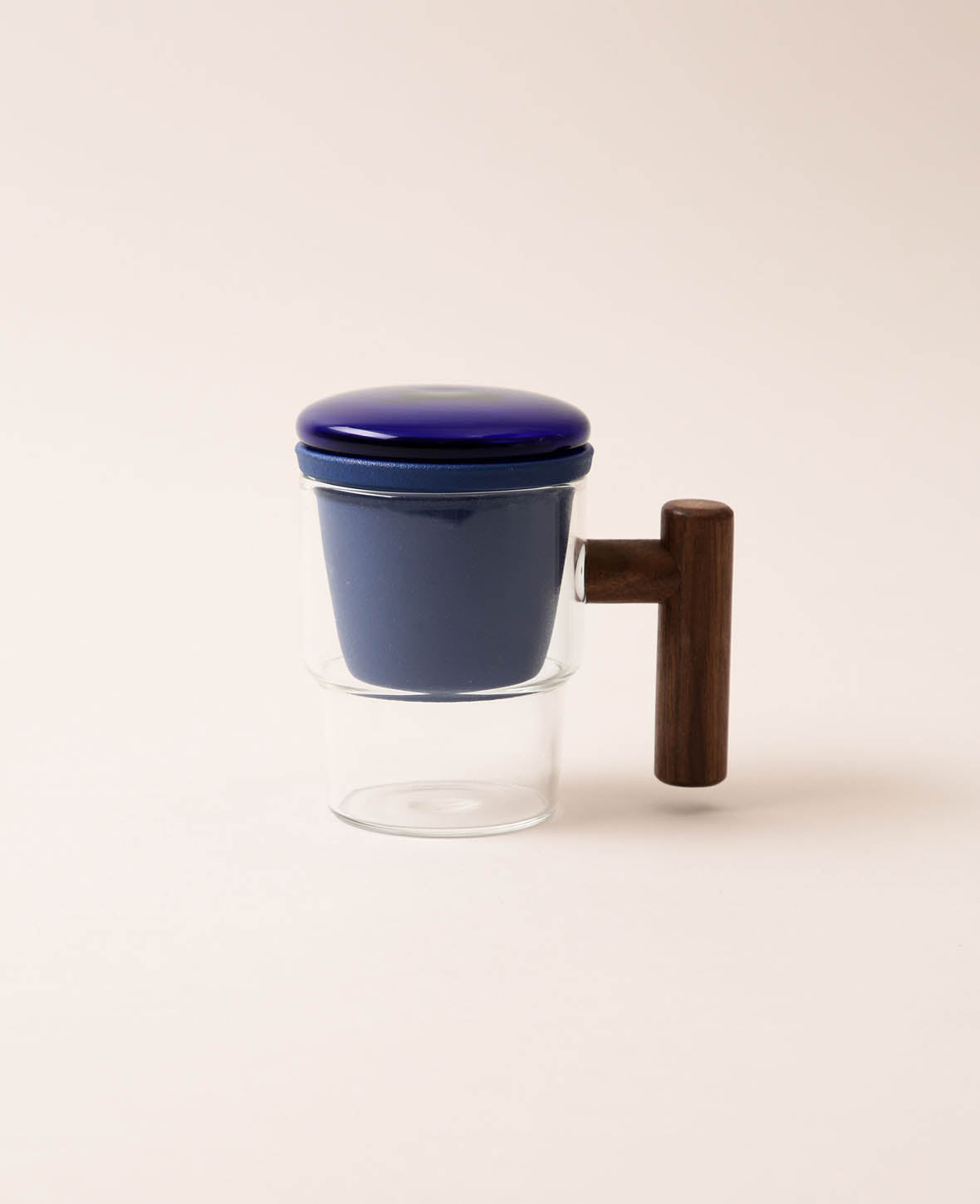 Tea Glass with Infuser Miro, ultramarine
