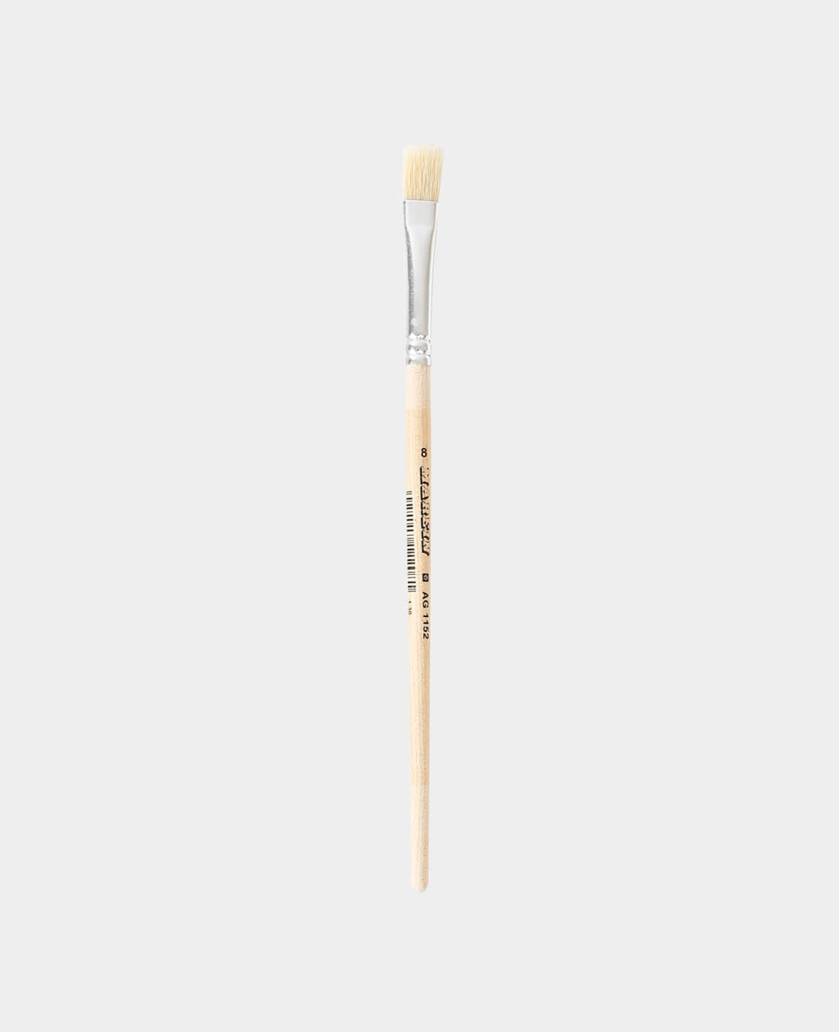 Brosse plate à soies, brute courte, 9,0 mm