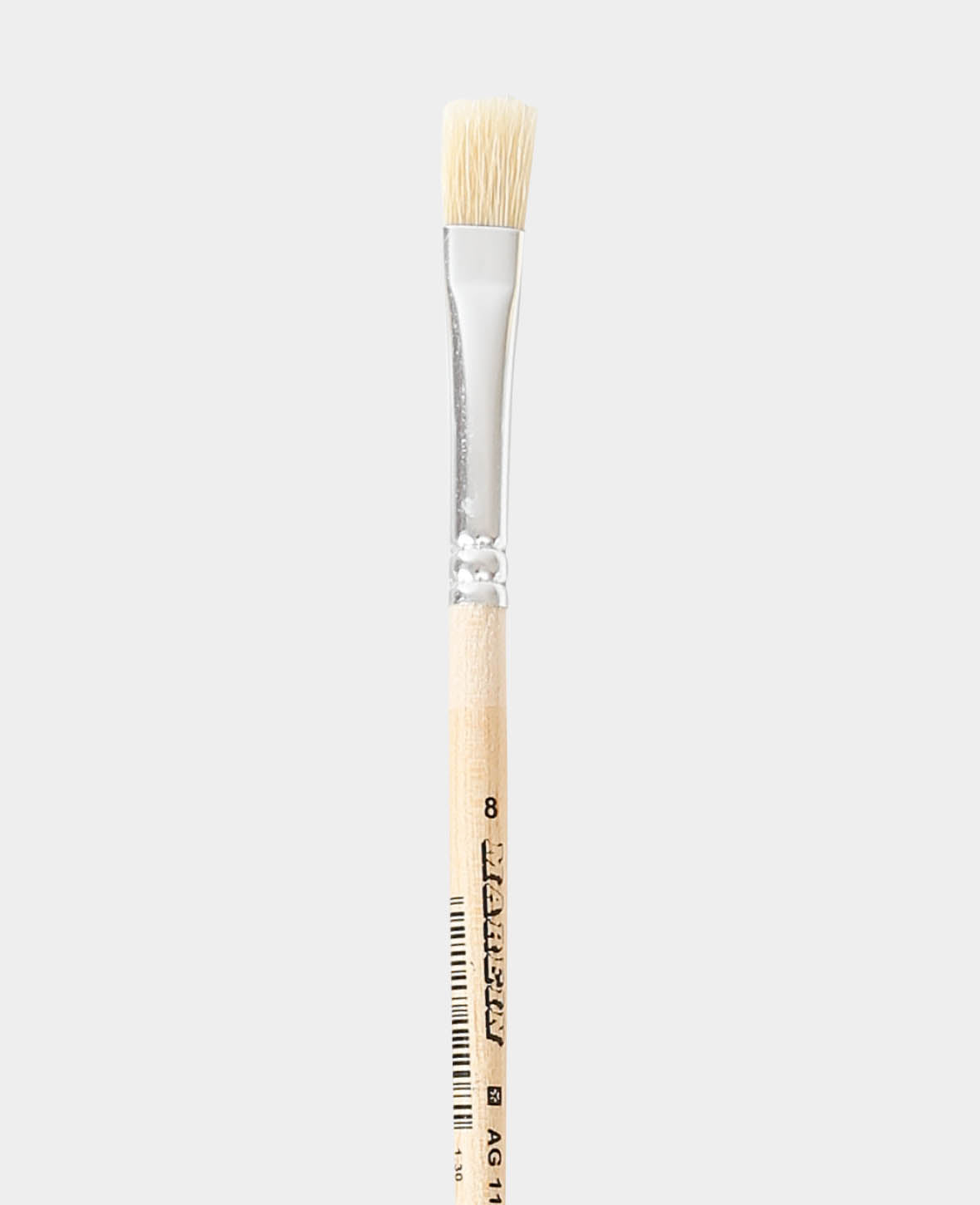 Brosse plate à soies, brute courte, 9,0 mm