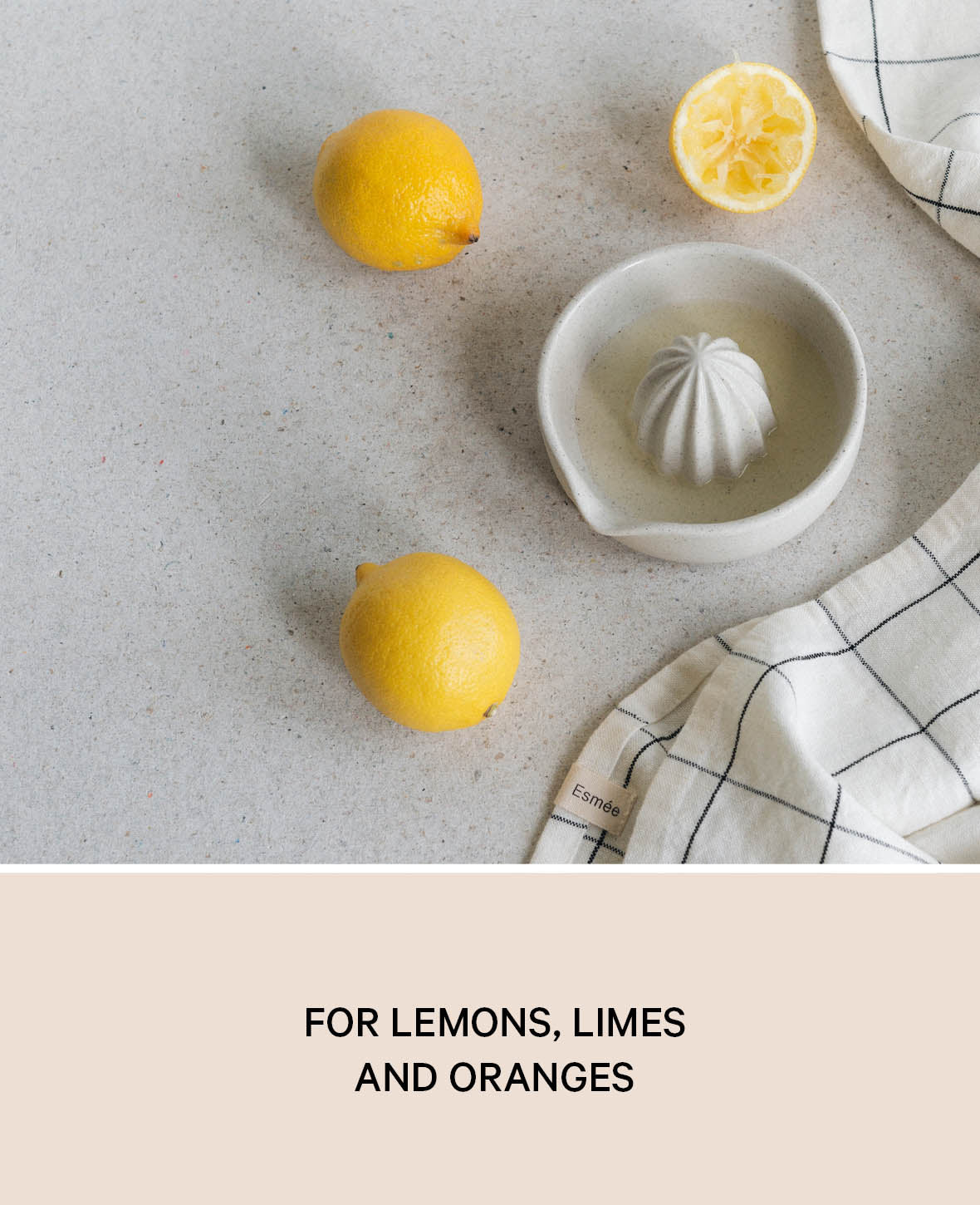 Ceramic juicer, sand, D12.5cm