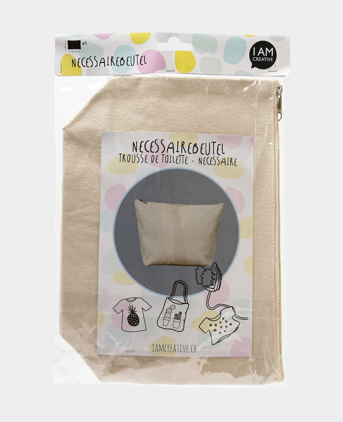 Trousse de toilette, 30 x 10 x 20 cm, 1 pc.