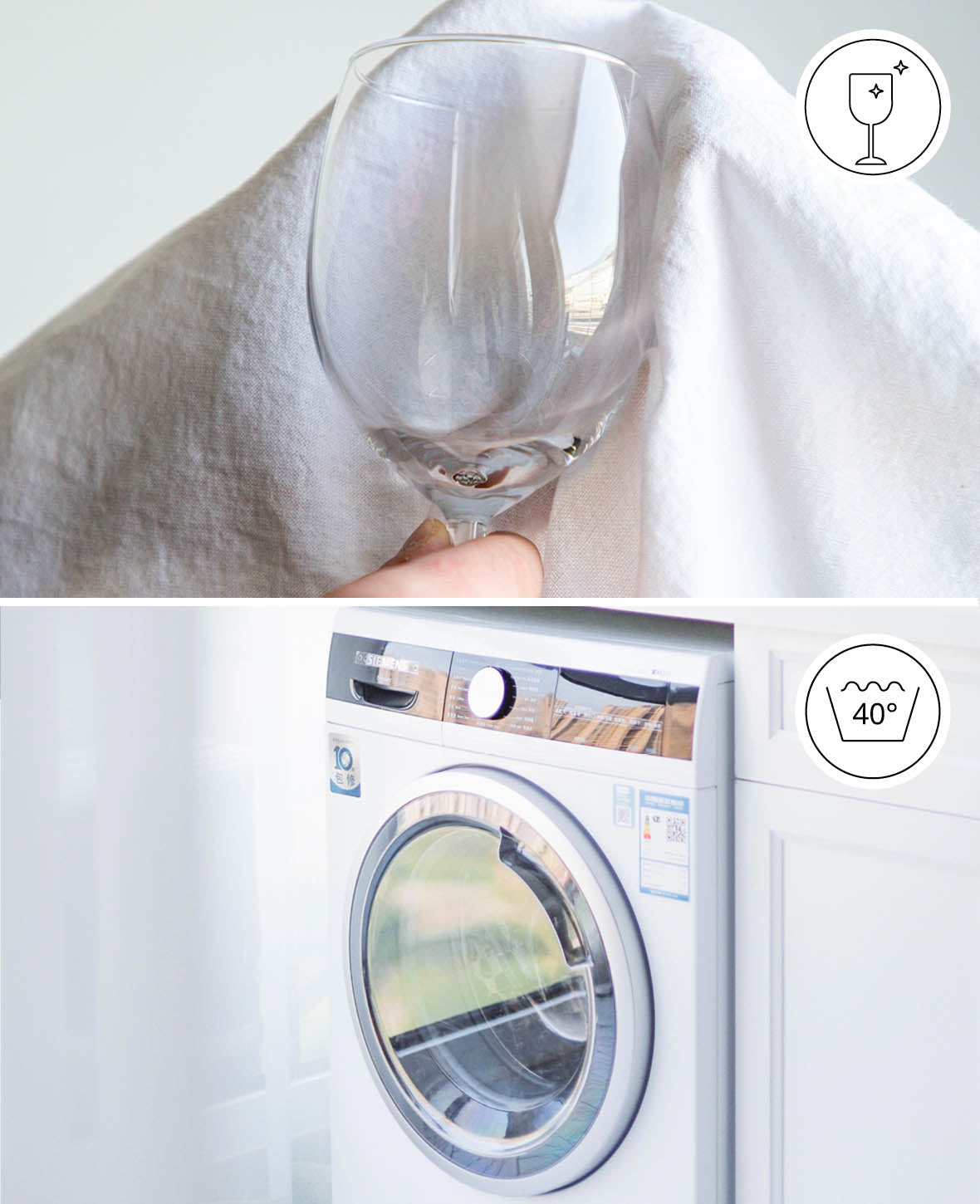 Kitchen towel, white, 50 x 85 cm, 1 pc.