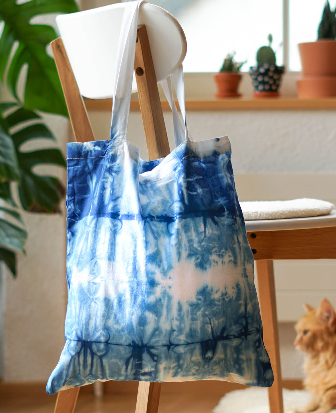 Tasche Kurzhenkel, Weiss, 38 x 42 cm, 1 Stk.