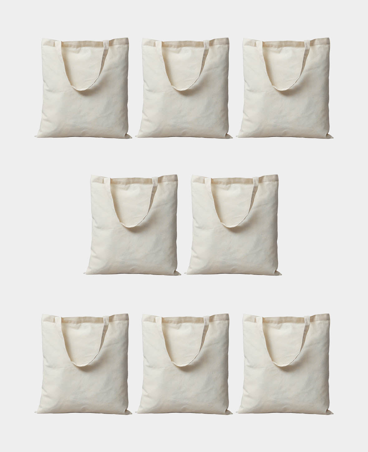 Tasche Kurzhenkel, Ecru, 38 x 42 cm, 8 Stk.
