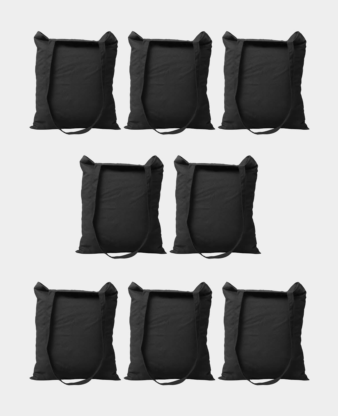 Tasche Langhenkel, Schwarz, 38 x 42 cm, 8 Stk.
