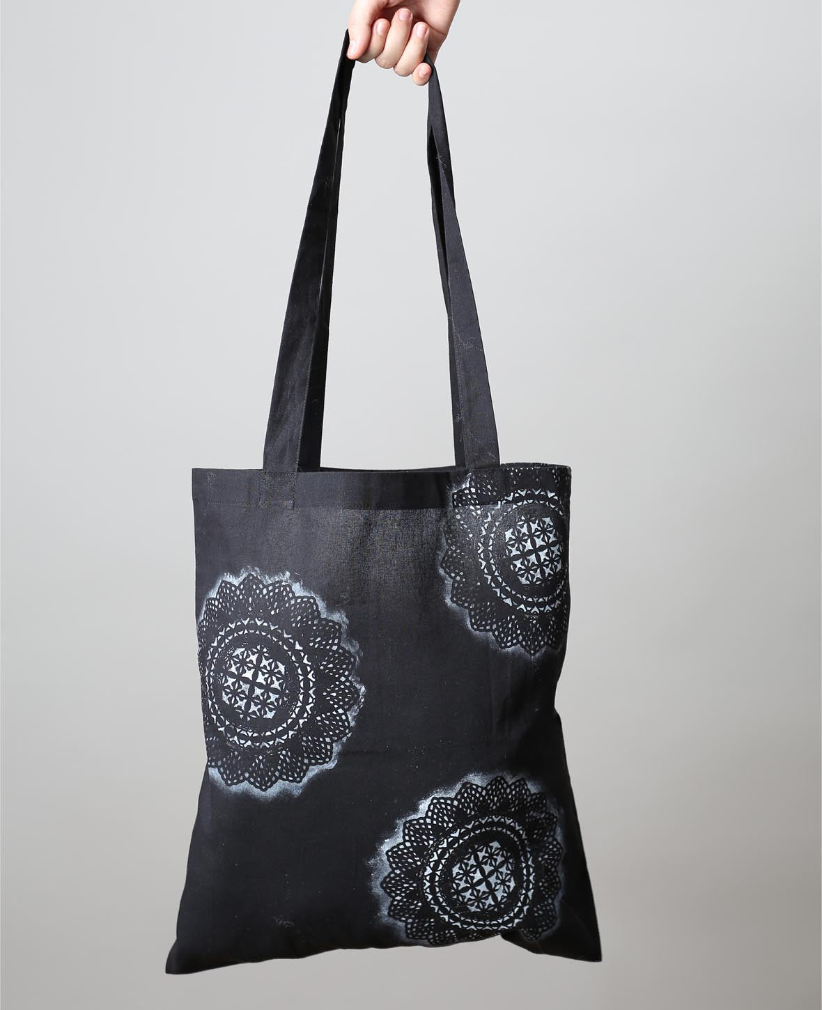 Sac Anses Longues, Noir, 38 x 42 cm, 1 pce.