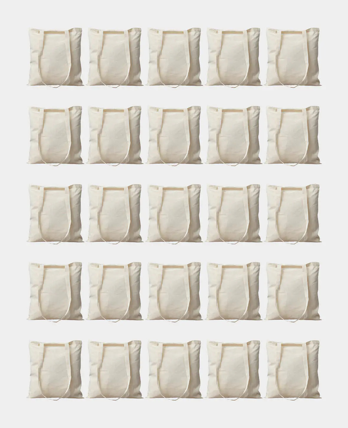 Tasche Langhenkel, Ecru, 38 x 42 cm, 25 Stk.