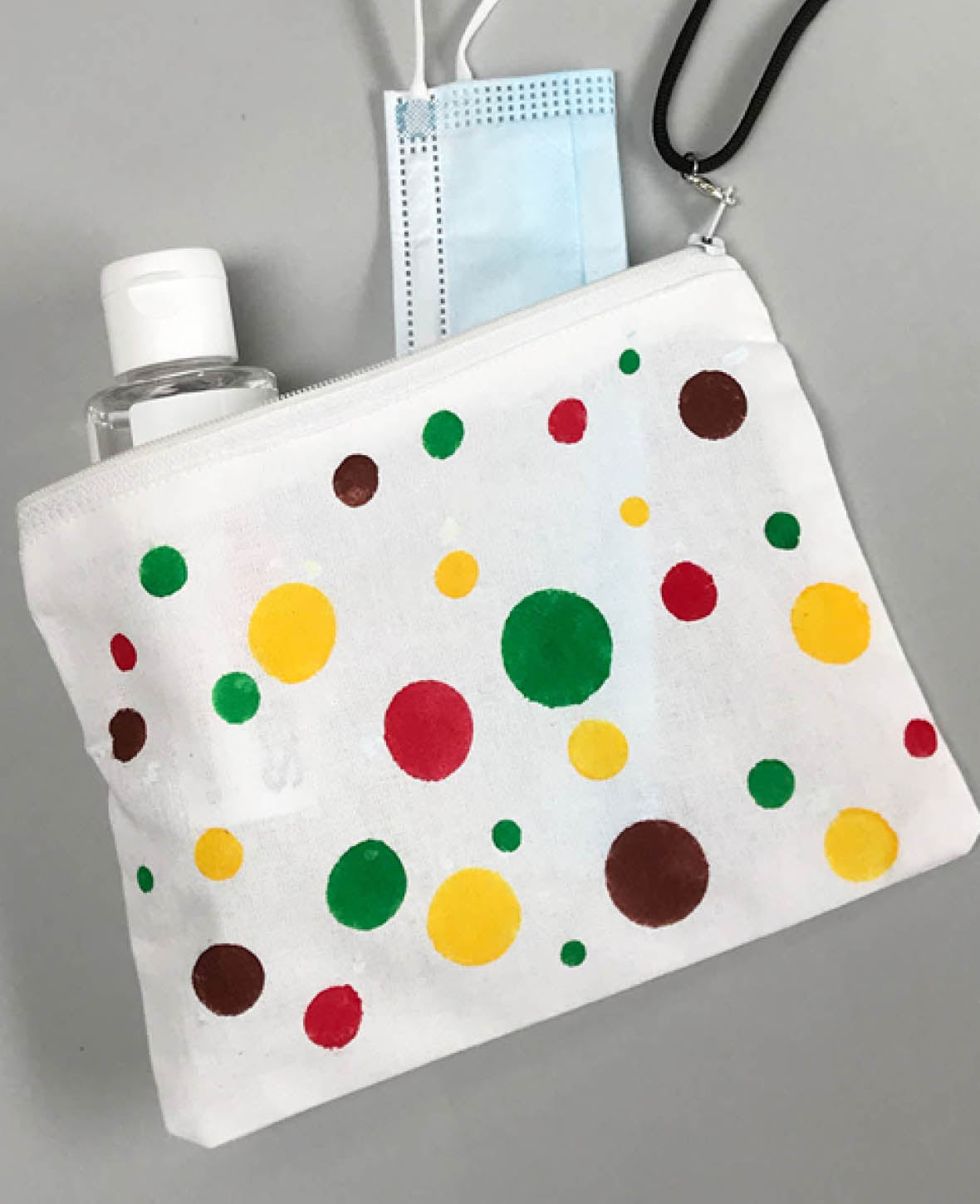 Toiletry Bags, White, 18 x 12 cm, 3 pcs.