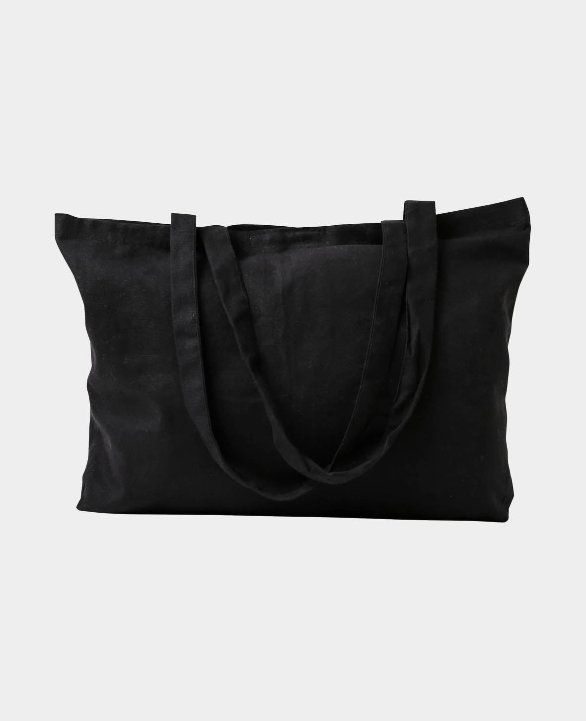 Shopper Stofftasche, Schwarz, 48 x 10 x 34 cm