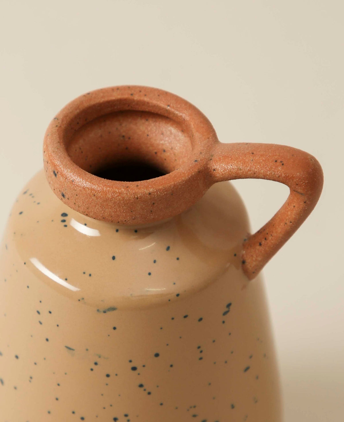 Ceramic Vase, Terracotta, 11x17 cm