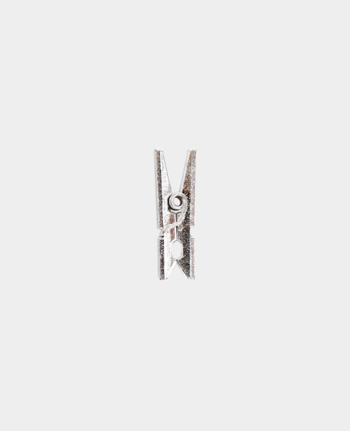Attaches en plastique argentées 25 mm, 20 pièces