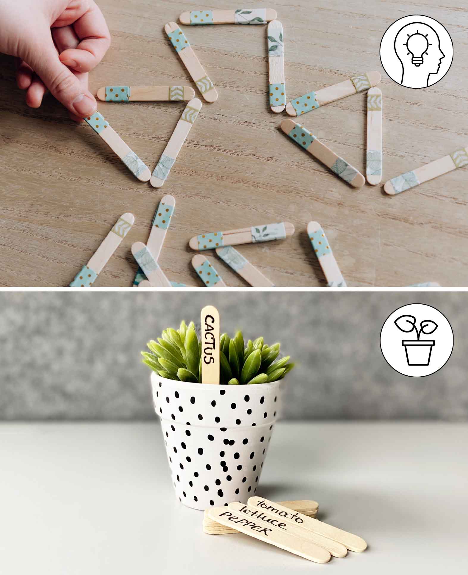 Craft sticks, 65 x 10 mm, 100 pcs.