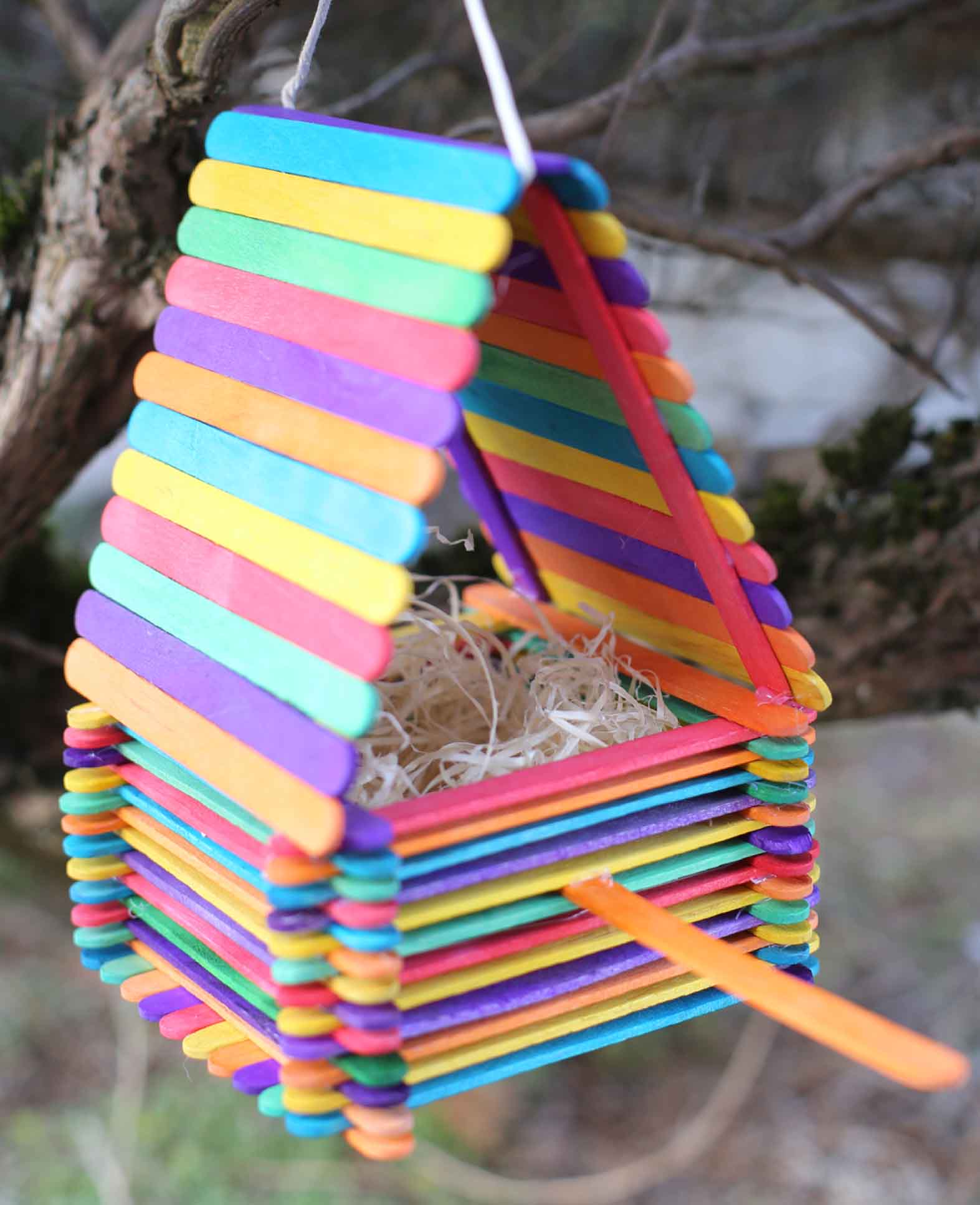 Craft sticks, colorful, 110 x 11 mm, 72 pcs.