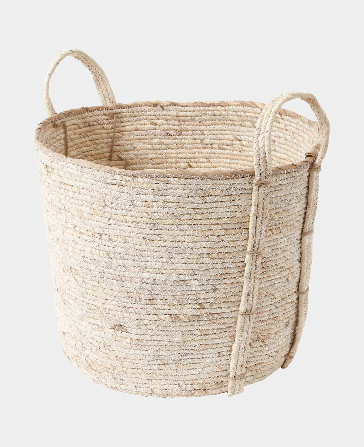Corn basket, natural, 36x36xH30cm