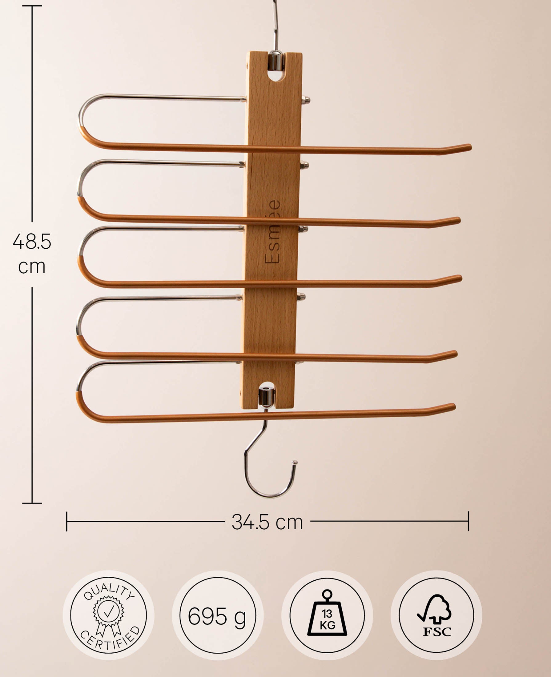 Trouser Hangers, 5 pieces