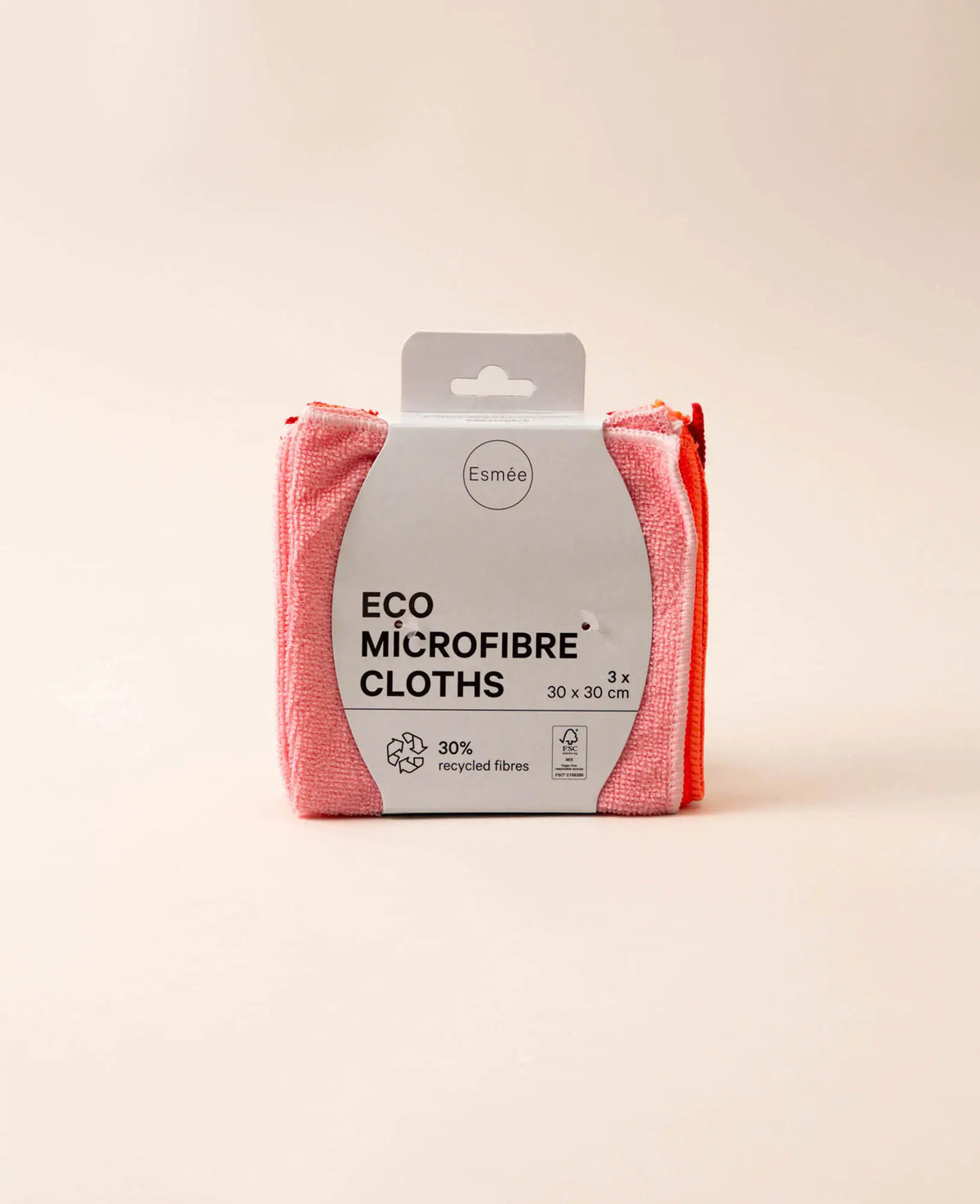 Chiffons en microfibres de plastique recyclé