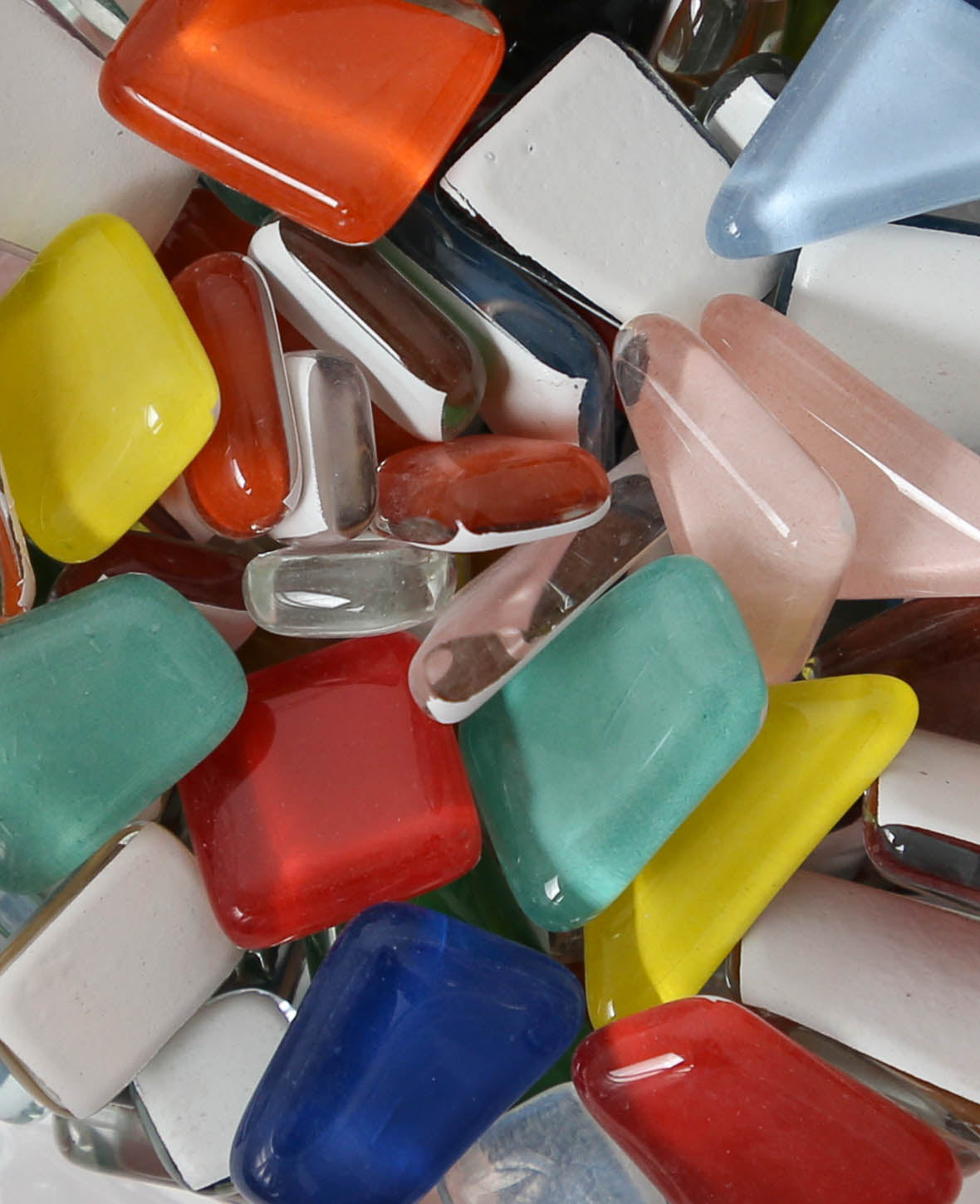 Softglas-Mosaik Bunt Mix, 10-25 mm