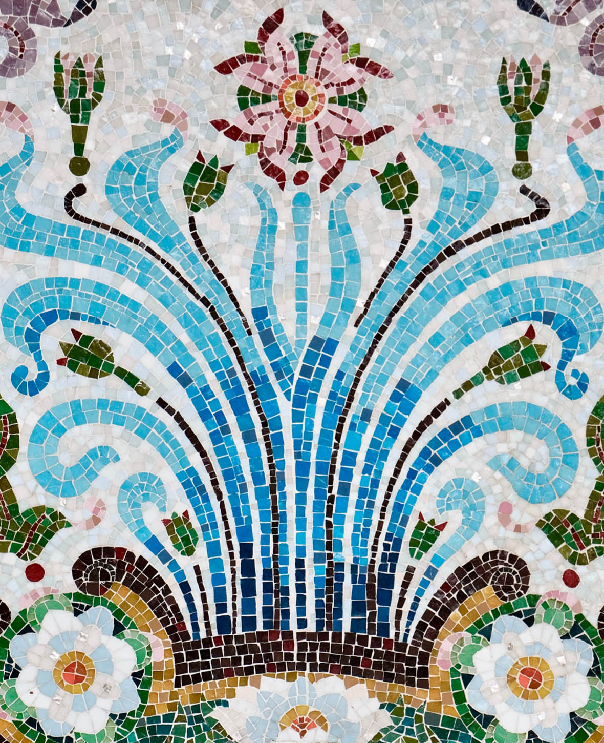 Mosaïque de pépites mélange coloré, 17-20 mm