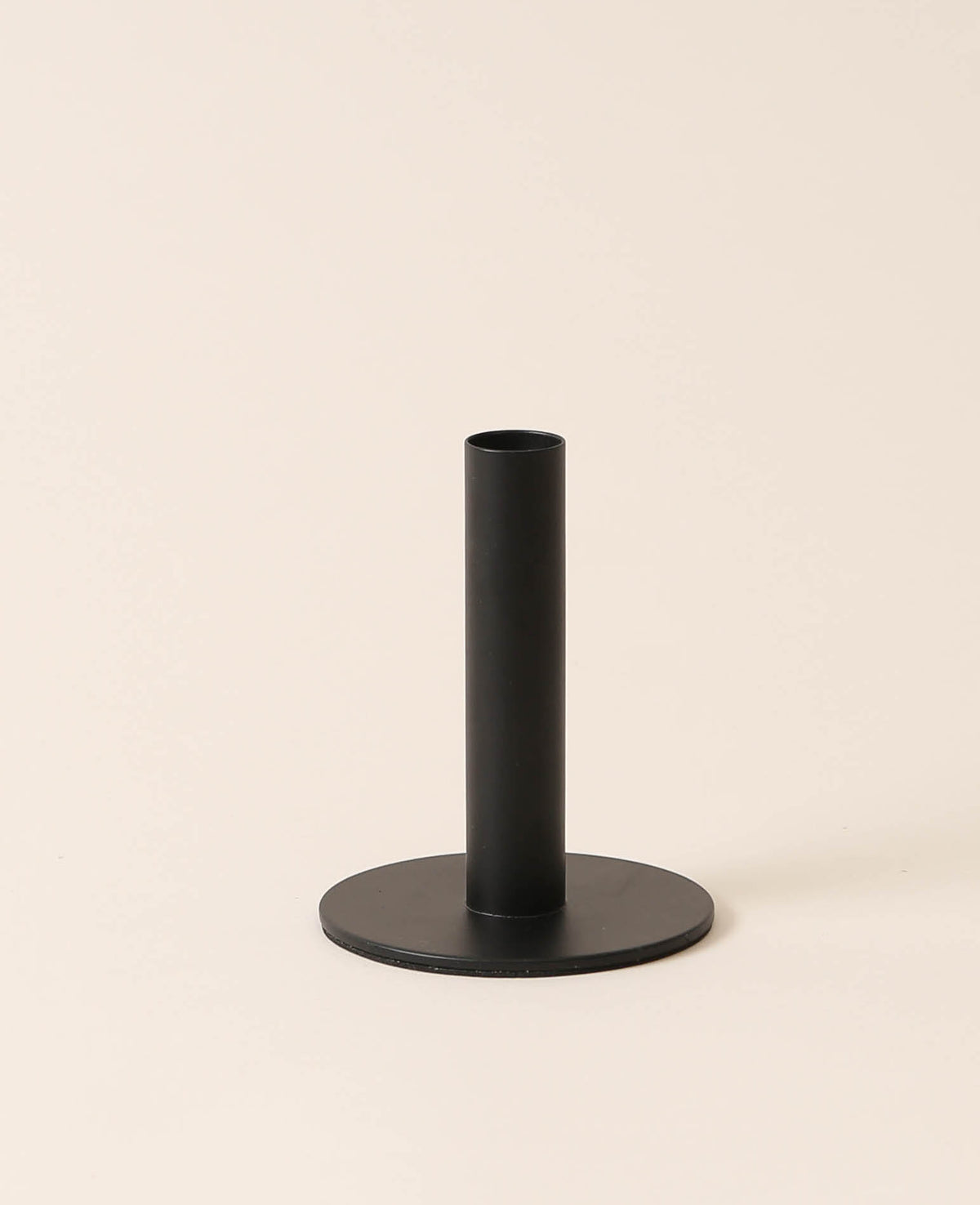 Candlestick, black, 12cm